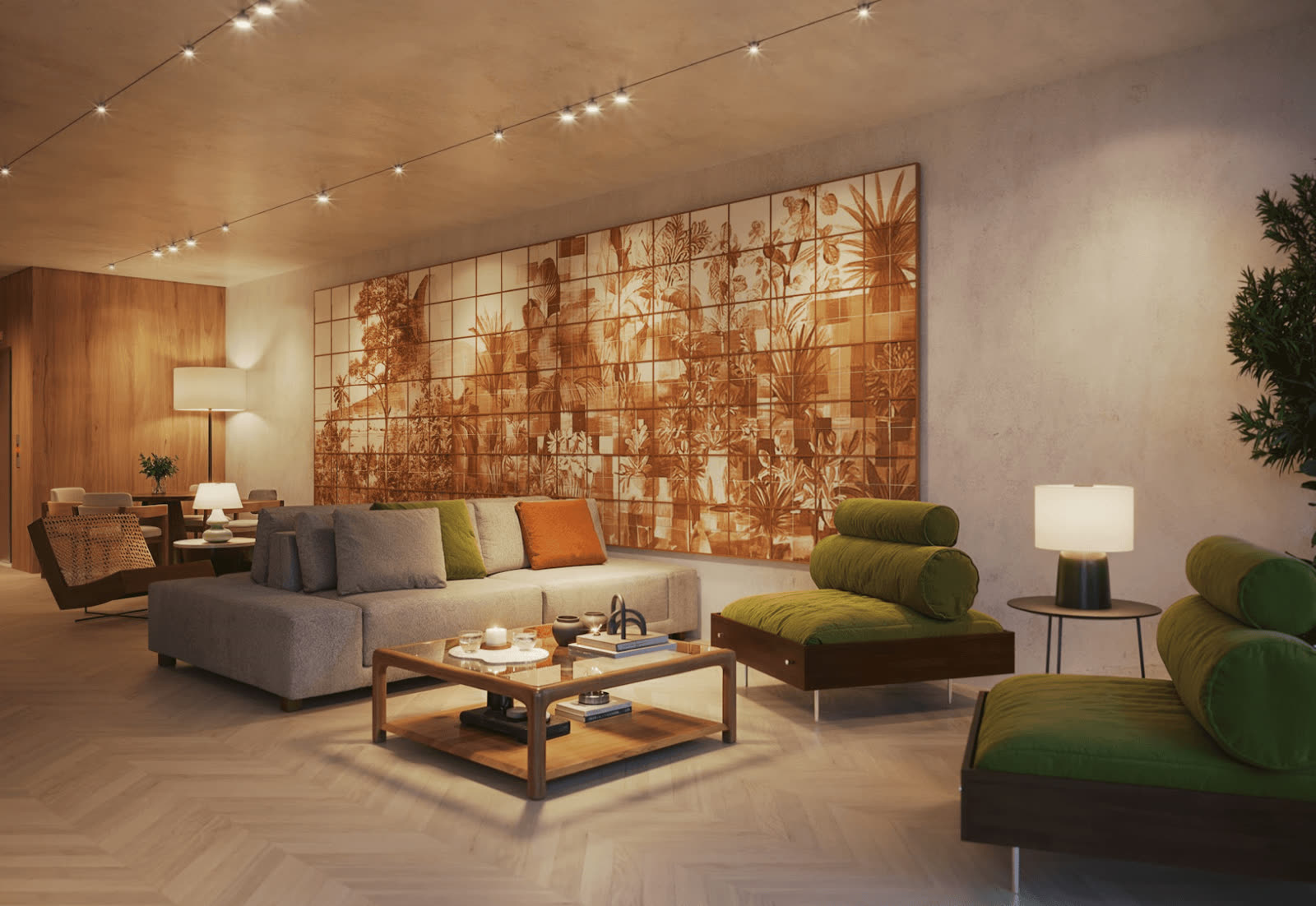 Lobby multiuso com lounge do MO.dO Botafogo